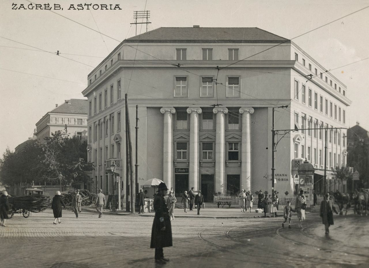 Trg Georgea Washingtona (današnji Trg hrvatskih velikana), oko 1935.-1940. godine